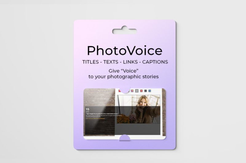 PhotoVoice: Titles, text, links, and captions in your photos