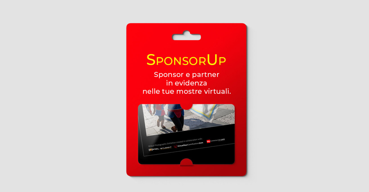 SponsorUp - Monetizza le tue mostre inserendo loghi e sponsor