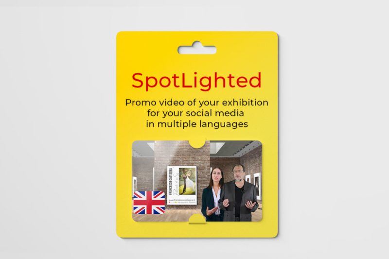 Spotlighted - Video promo della Tua mostra per i tuoi social in più lingue