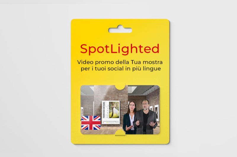 Spotlighted - Video promo della Tua mostra per i tuoi social in più lingue